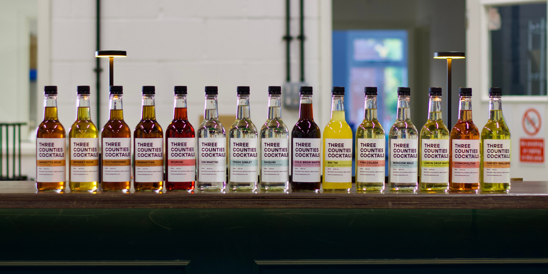 The Three Counties Cocktails Collection: Bar Quality, Zero Effort.