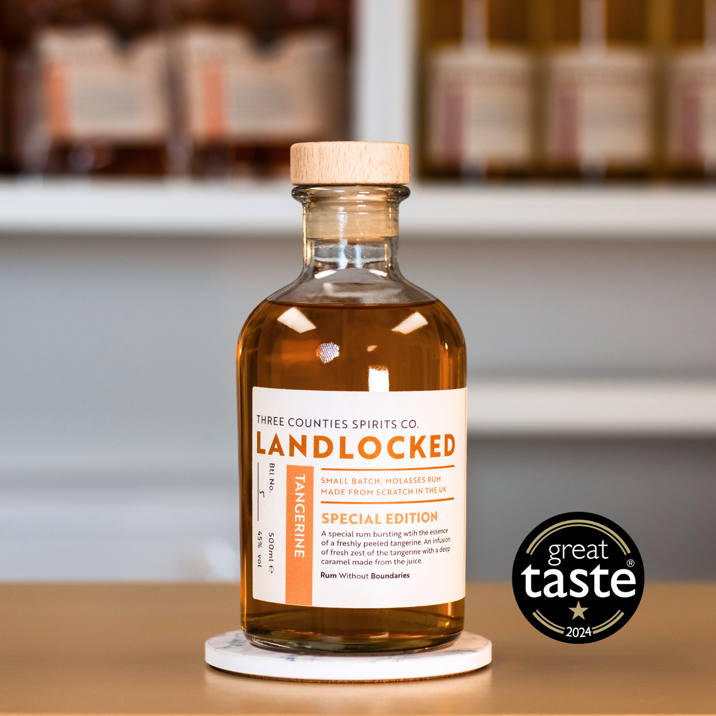 Landlocked English Tangerine Rum